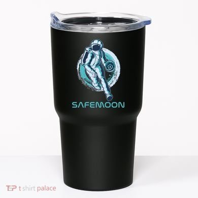 Safemoon Blockchain Cryptocurrency Astronaut Basketball Tumbler