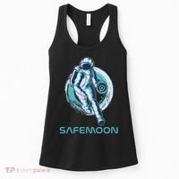 Safemoon Blockchain Cryptocurrency Astronaut Basketball Women's Tank Top thumb 0