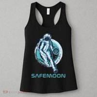 Safemoon Blockchain Cryptocurrency Astronaut Basketball Women's Tank Top thumb 3