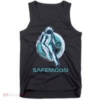 Safemoon Blockchain Cryptocurrency Astronaut Basketball Tank Top thumb 0