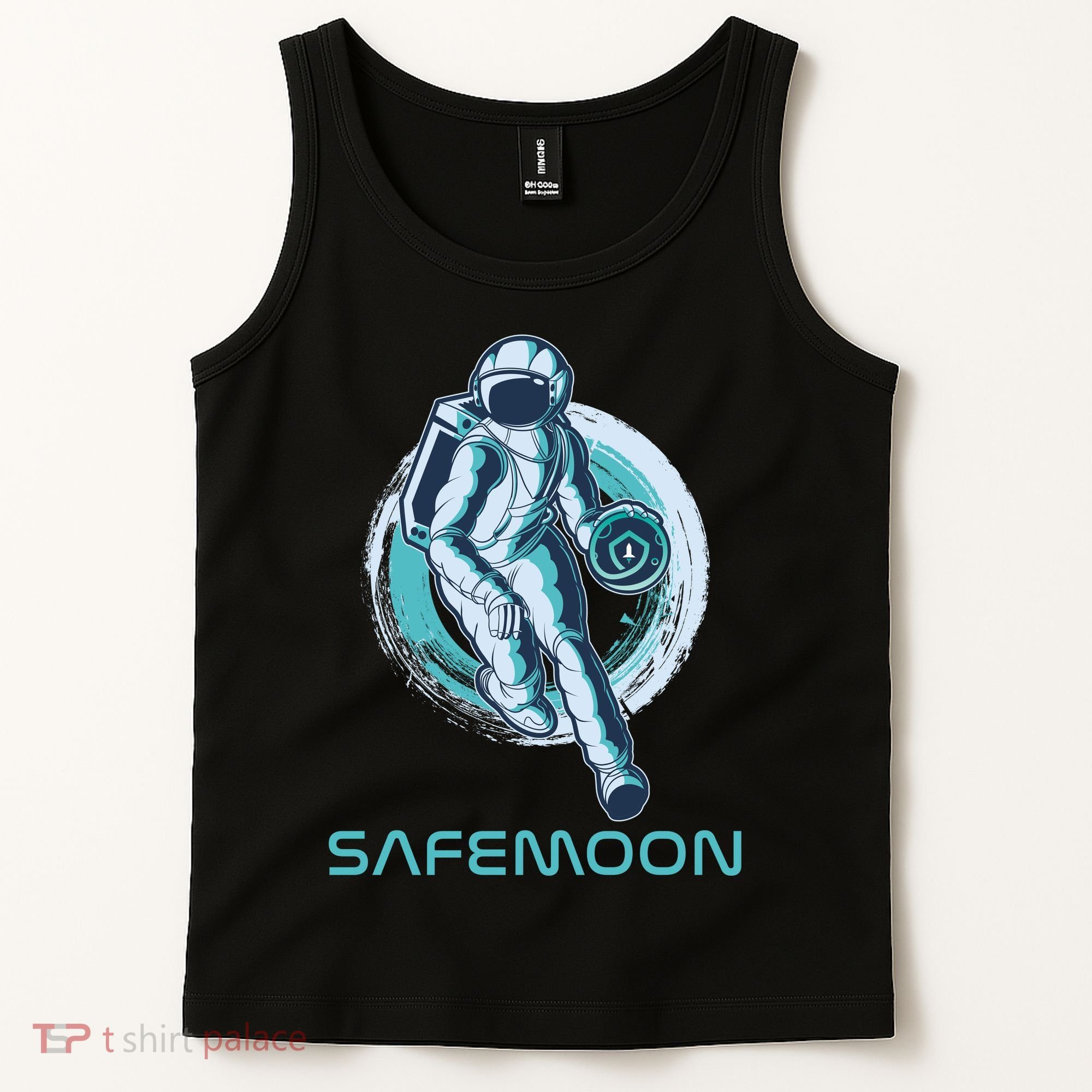 Safemoon Blockchain Cryptocurrency Astronaut Basketball Tank Top