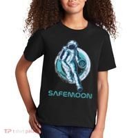 Safemoon Blockchain Cryptocurrency Astronaut Basketball Kids T-Shirt thumb 2