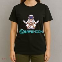 Safemoon Cryptocurrency Astronaut Token T-Shirt thumb 4