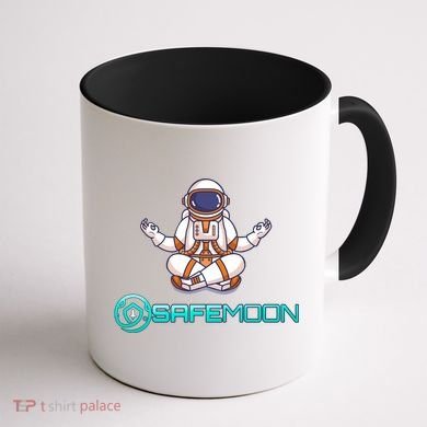 Safemoon Cryptocurrency Astronaut Token Coffee Mug back