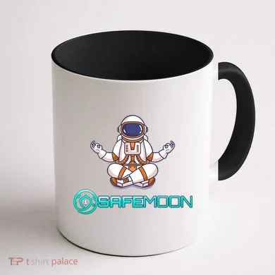 Safemoon Cryptocurrency Astronaut Token Coffee Mug back