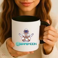 Safemoon Cryptocurrency Astronaut Token Coffee Mug thumb 3