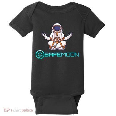 Safemoon Cryptocurrency Astronaut Token Baby Bodysuit