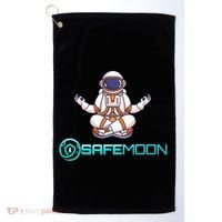 Safemoon Cryptocurrency Astronaut Token Golf Towel thumb 0