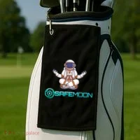 Safemoon Cryptocurrency Astronaut Token Golf Towel thumb 2