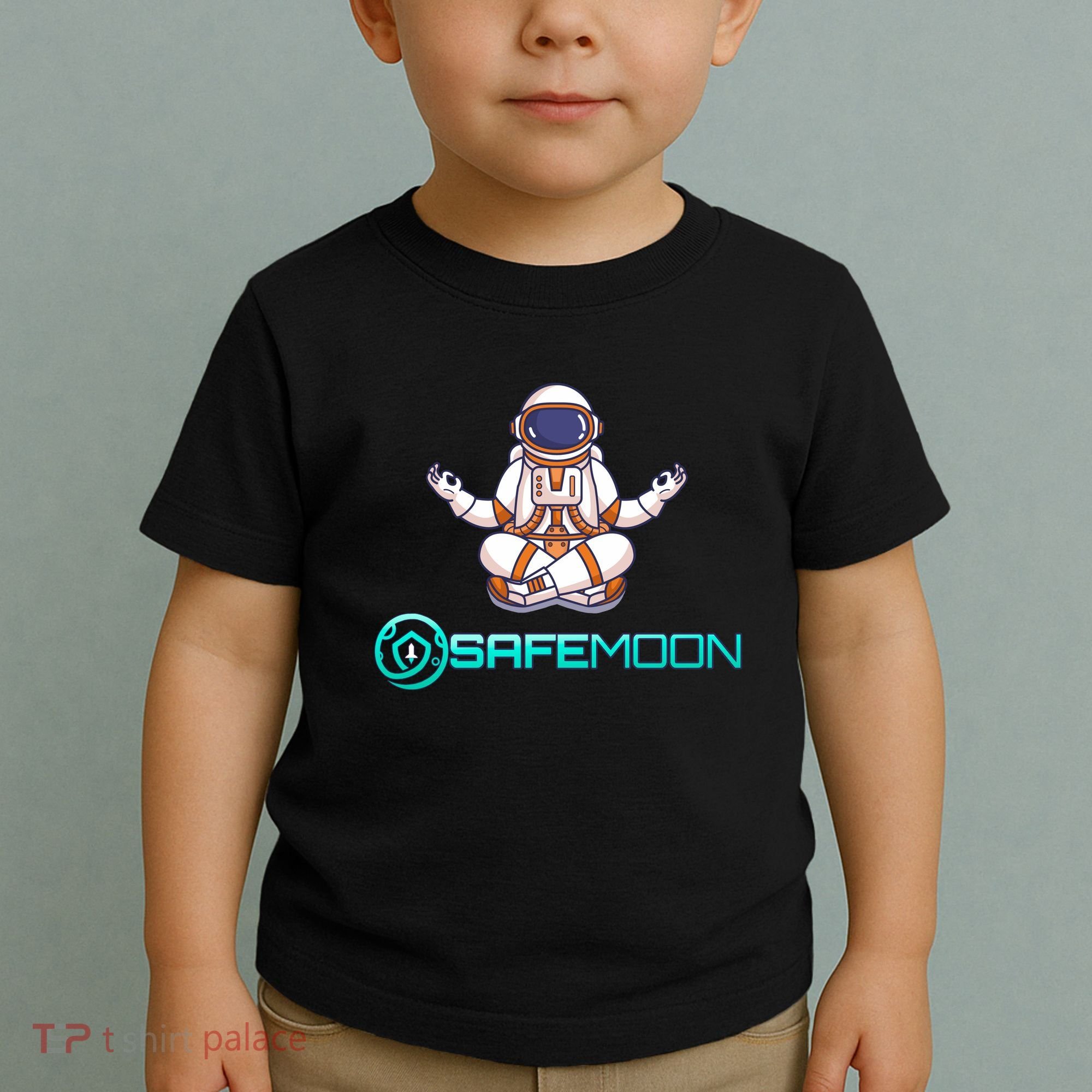 Safemoon Cryptocurrency Astronaut Token Toddler T-Shirt