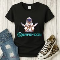 Safemoon Cryptocurrency Astronaut Token Women's T-Shirt thumb 3