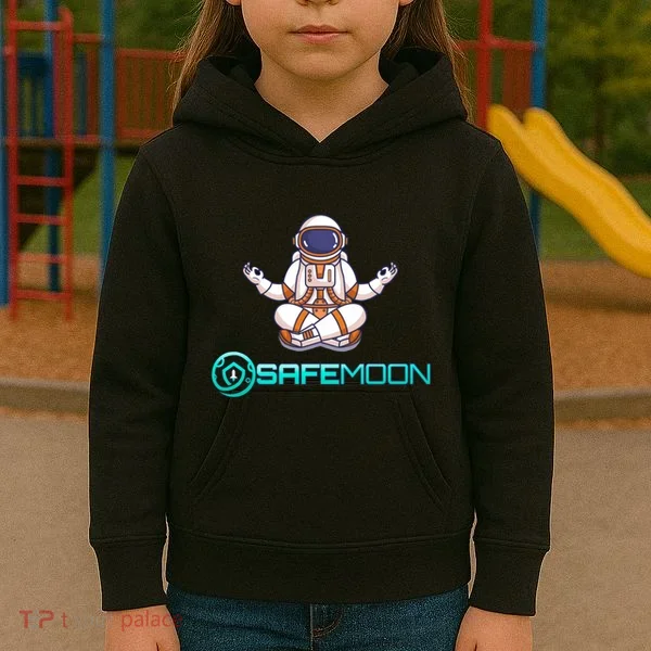Safemoon Cryptocurrency Astronaut Token Kids Hoodie