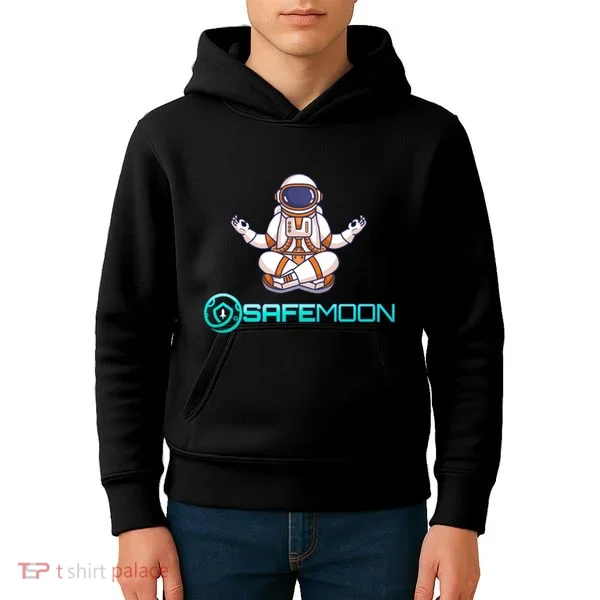 Safemoon Cryptocurrency Astronaut Token Kids Hoodie