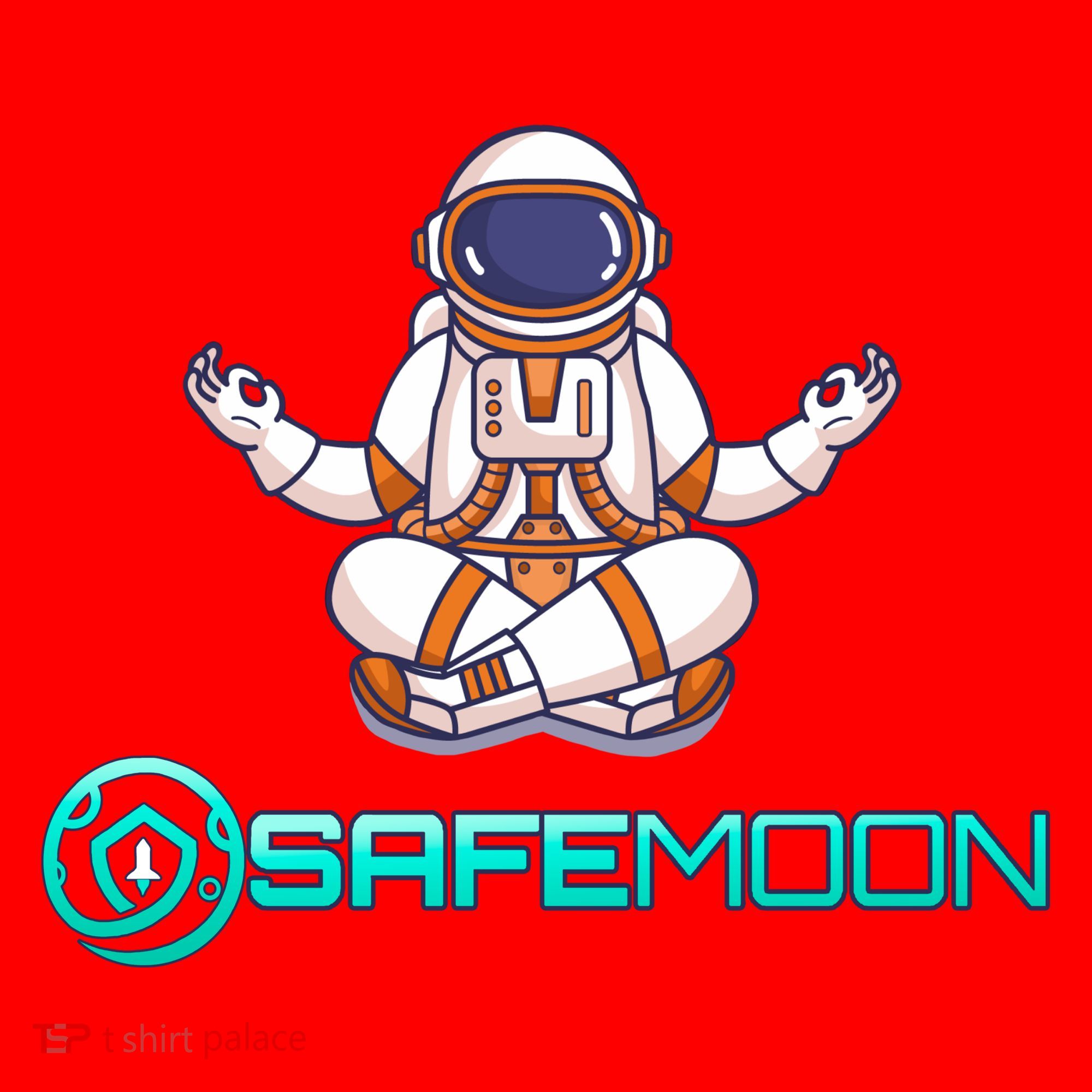 Safemoon Cryptocurrency Astronaut Token Santa Hat