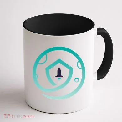 Safemoon Cryptocurrency Logo Coffee Mug back
