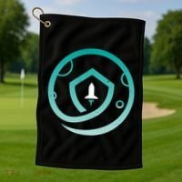 Safemoon Cryptocurrency Logo  Golf Towel thumb 1