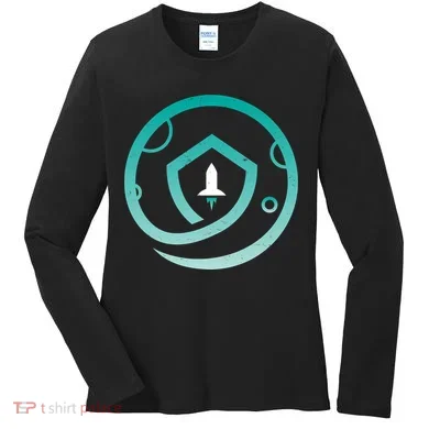 Safemoon Cryptocurrency Logo  Women's Long Sleeve Shirt