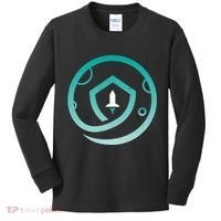 Safemoon Cryptocurrency Logo  Kids Long Sleeve Shirt thumb 0