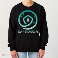 Safemoon Cryptocurrency Logo With Name Women's Sweatshirt thumb 0