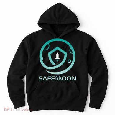 Safemoon Cryptocurrency Logo With Name Hoodie