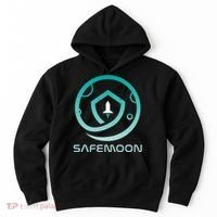 Safemoon Cryptocurrency Logo With Name Hoodie thumb 0