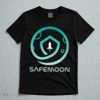 Safemoon Cryptocurrency Logo With Name T-Shirt thumb 5