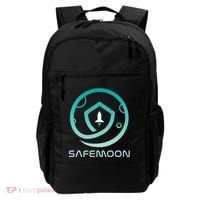 Safemoon Cryptocurrency Logo With Name Backpack thumb 0