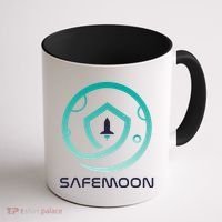 Safemoon Cryptocurrency Logo With Name Coffee Mug thumb 1