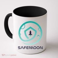Safemoon Cryptocurrency Logo With Name Coffee Mug thumb 0