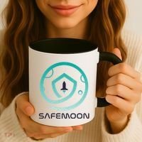 Safemoon Cryptocurrency Logo With Name Coffee Mug thumb 3