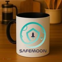 Safemoon Cryptocurrency Logo With Name Coffee Mug thumb 4