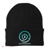 Safemoon Cryptocurrency Logo With Name Beanie thumb 0