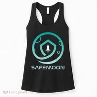 Safemoon Cryptocurrency Logo With Name Women's Tank Top thumb 0