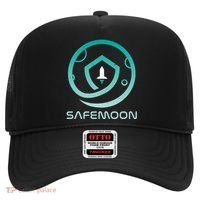 Safemoon Cryptocurrency Logo With Name Hat thumb 0