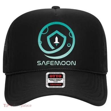 Safemoon Cryptocurrency Logo With Name Hat