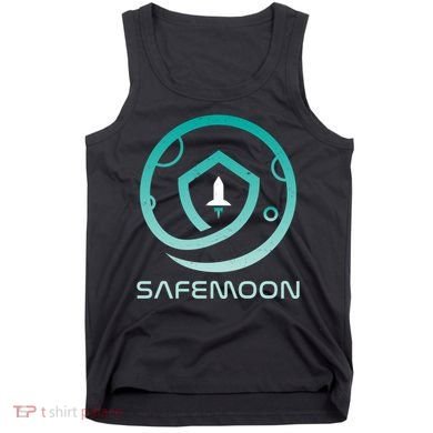 Safemoon Cryptocurrency Logo With Name Tank Top