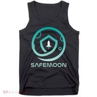 Safemoon Cryptocurrency Logo With Name Tank Top thumb 0