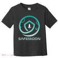 Safemoon Cryptocurrency Logo With Name Toddler T-Shirt thumb 0