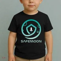 Safemoon Cryptocurrency Logo With Name Toddler T-Shirt thumb 2