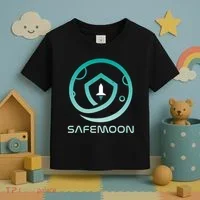 Safemoon Cryptocurrency Logo With Name Toddler T-Shirt thumb 3