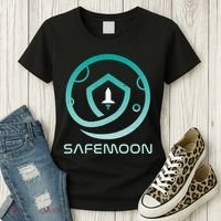 Safemoon Cryptocurrency Logo With Name Women's T-Shirt thumb 3