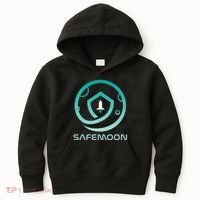 Safemoon Cryptocurrency Logo With Name Kids Hoodie thumb 0