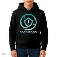 Safemoon Cryptocurrency Logo With Name Kids Hoodie thumb 4