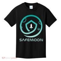 Safemoon Cryptocurrency Logo With Name Kids T-Shirt thumb 0