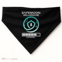 Safemoon Cryptocurrency Millionaire Loading Bar USA-Made Doggie Bandana thumb 0