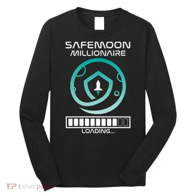 Safemoon Cryptocurrency Millionaire Loading Bar Long Sleeve Shirt