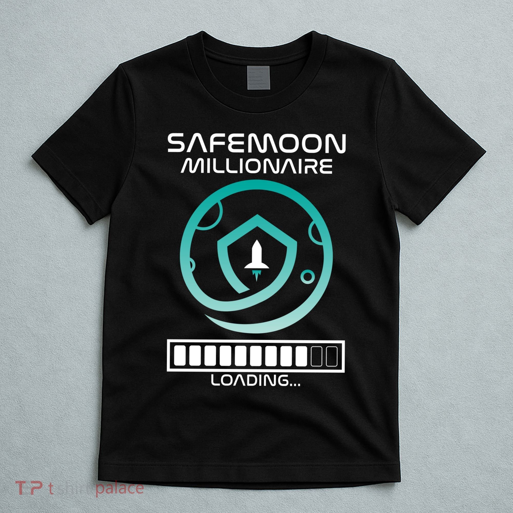 Safemoon Cryptocurrency Millionaire Loading Bar T-Shirt