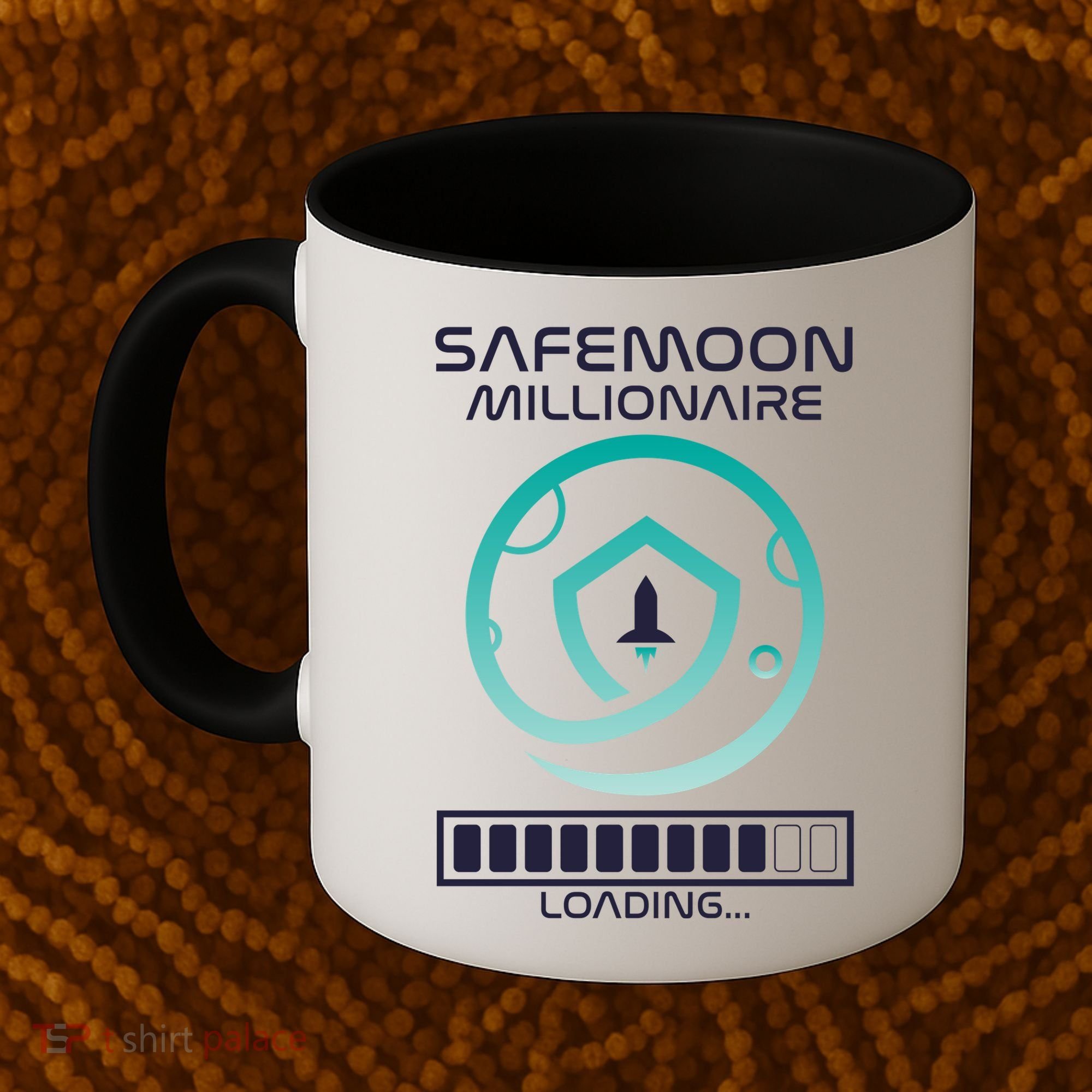 Safemoon Cryptocurrency Millionaire Loading Bar Coffee Mug