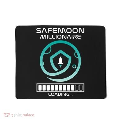 Safemoon Cryptocurrency Millionaire Loading Bar Mousepad