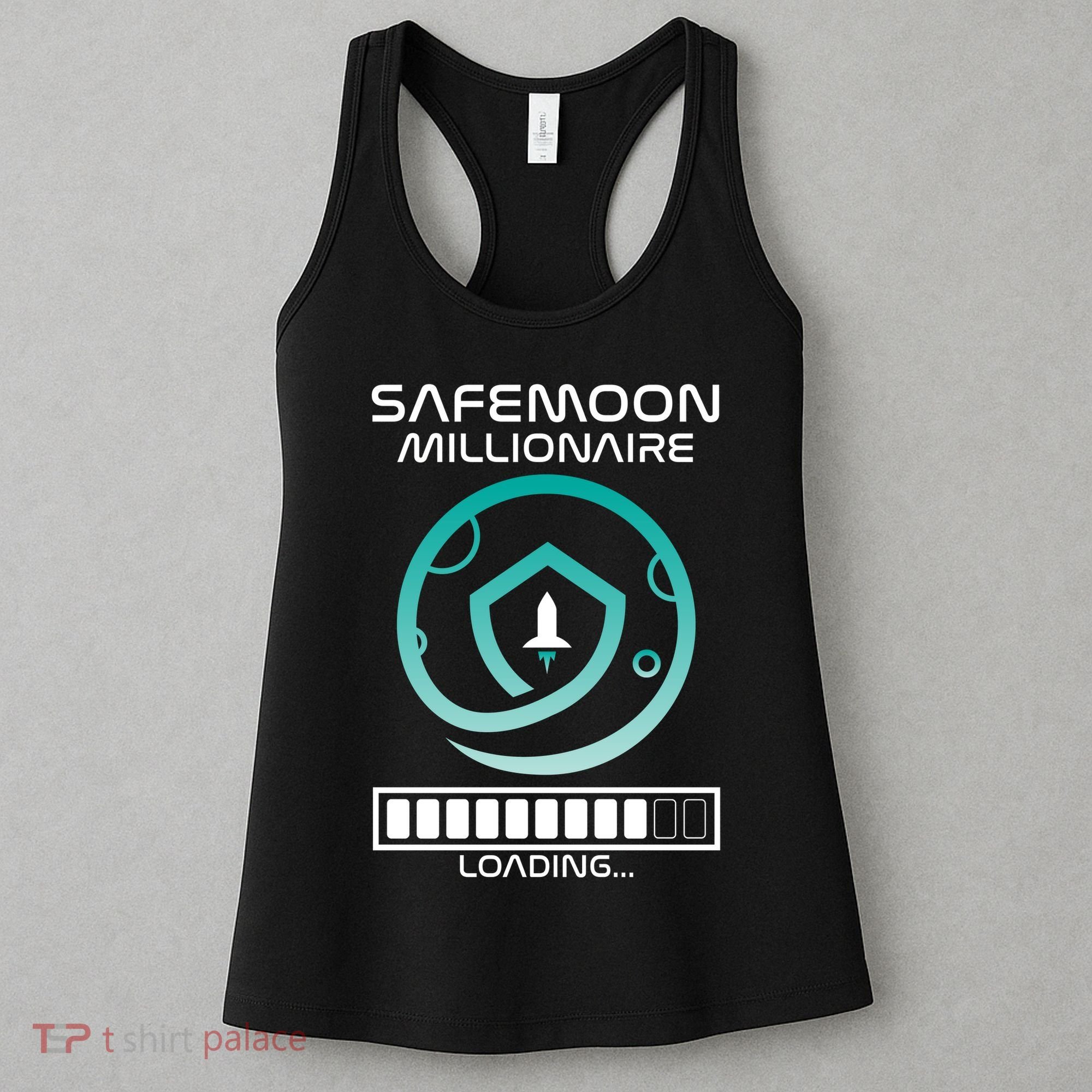 Safemoon Cryptocurrency Millionaire Loading Bar Women's Tank Top